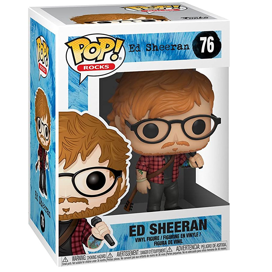 Funko POP! Rocks Vinyl Figure - ED SHEERAN #76