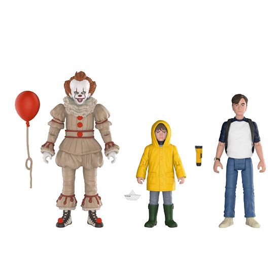 Funko Action Figures - Stephen King's It - 3-PACK #1 (Pennywise, Georgie & Bill)