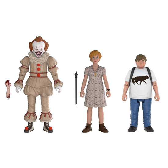 Funko Action Figures - Stephen King's It - 3-PACK #2 (Pennywise, Beverly & Ben)