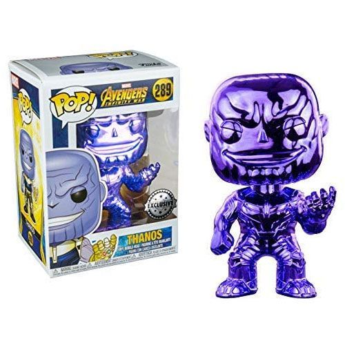 Funko POP! Marvel Avengers Infinity War Vinyl Bobble Figure- THANOS (Purple Chrome) #289 *Exclusive*