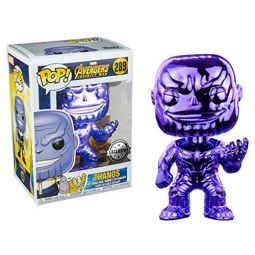 Funko POP! Marvel Avengers Infinity War Vinyl Bobble Figure- THANOS (Purple Chrome) #289 *Exclusive* Funko POP! Marvel Avengers Infinity War Vinyl Bobble Figure- THANOS (Purple Chrome) #289 *Exclusive*