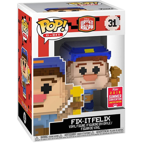 Funko POP! 8-Bit Wreck-It Ralph Vinyl Figure - FIX-IT FELIX #31 *Exclusive*