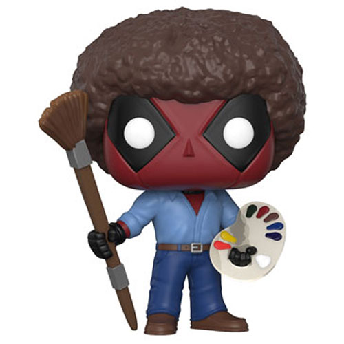 Funko POP! Marvel - Deadpool Playtime Vinyl Figure - DEADPOOL (Bob Ross) #319