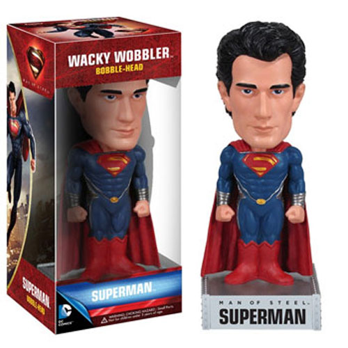 Funko Wacky Wobbler - Man of Steel - SUPERMAN (6 inch)