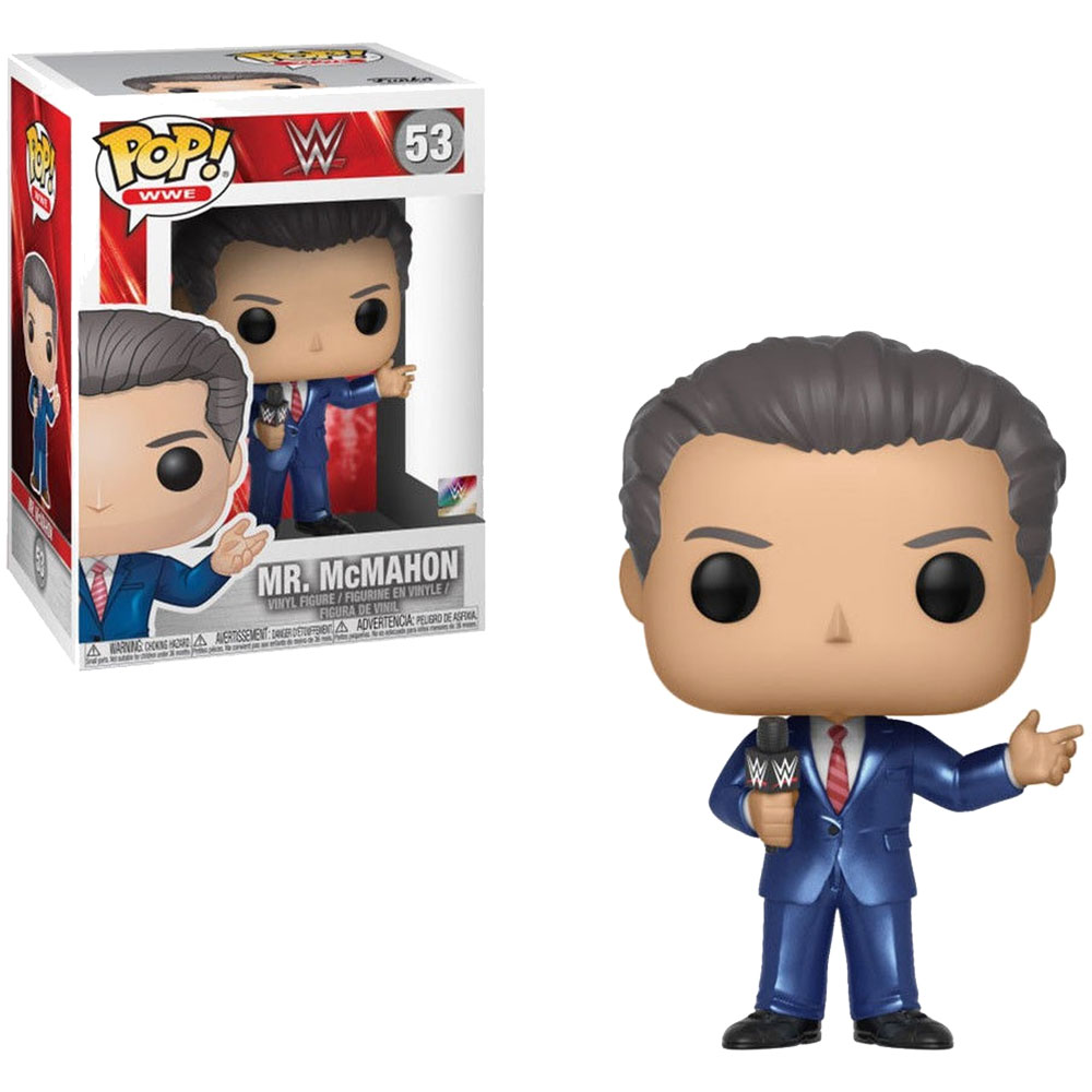 Funko POP! WWE Wave 8 Vinyl Figure - VINCE MCMAHON (Blue Suit) #53