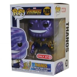 Funko POP! Marvel - Avengers Infinity War Vinyl Bobble Figure - THANOS (Metallic) #289 *Exclusive*