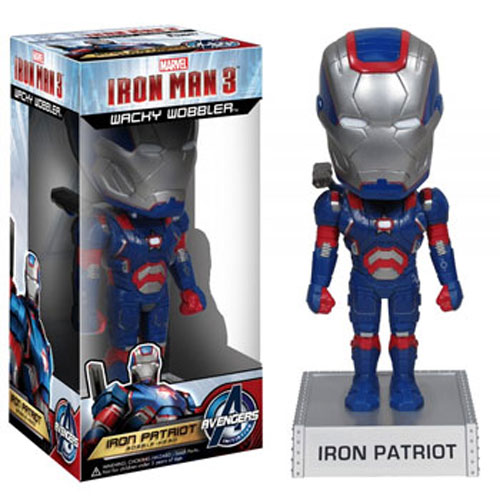 Funko Wacky Wobbler - Iron Man 3 Movie - IRON PATRIOT (6 inch)