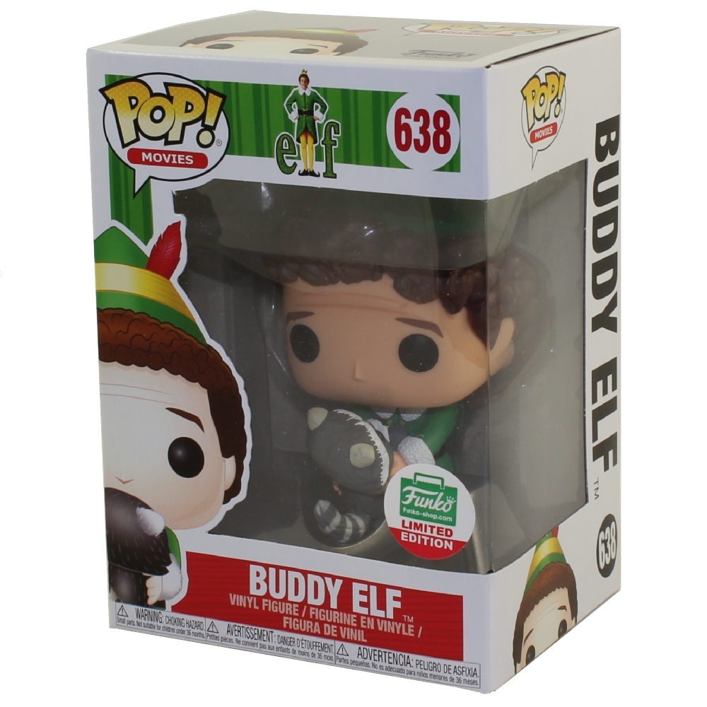 Funko POP! Movies - Elf Vinyl Figure - BUDDY THE ELF (Raccoon) #638 *Funko Shop Exclusive*