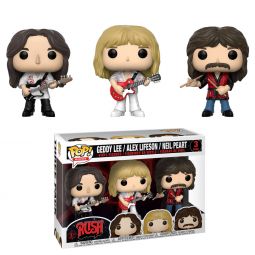 Funko POP! Rocks Vinyl Figures 3-Pack - RUSH (Geddy Lee, Alex Lifeson & Neal Peart) Funko POP! Rocks Vinyl Figures 3-Pack - RUSH (Geddy Lee, Alex Lifeson & Neal Peart)