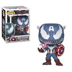 Funko POP! Marvel - Venom Vinyl Bobble Figure - VENOMIZED CAPTAIN AMERICA #364