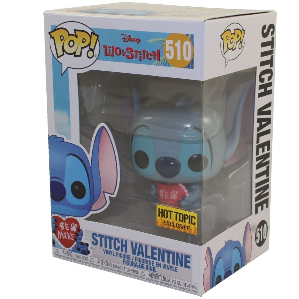 Funko POP! Disney - Lilo & Stitch Vinyl Figure - STITCH VALENTINE #510 *Hot Topic Exclusive*
