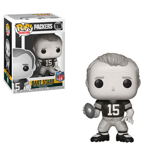 Funko POP! NFL Legends S2 Vinyl Figure - BART STARR #116 (Black & White)(Green Bay Packers)