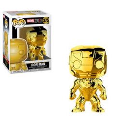 Funko POP! Marvel Studios 10 Vinyl Figure - IRON MAN #375 (Gold Chrome)