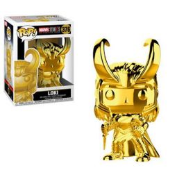 Funko POP! Marvel Studios 10 Vinyl Figure - LOKI #376 (Gold Chrome)