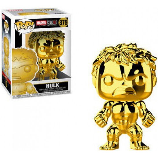 Funko POP! Marvel Studios 10 Vinyl Figure - HULK #379 (Gold Chrome)