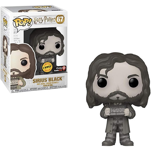 Funko POP! Harry Potter Vinyl Figure - SIRIUS BLACK [Prisoner - Black & White] #67 *CHASE Exclusive*