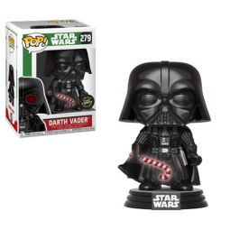 Funko POP! Star Wars Holiday S1 Vinyl Bobble Figure - DARTH VADER #279 (Glow) *Chase* Funko POP! Star Wars Holiday S1 Vinyl Bobble Figure - DARTH VADER #279 (Glow) *Chase*