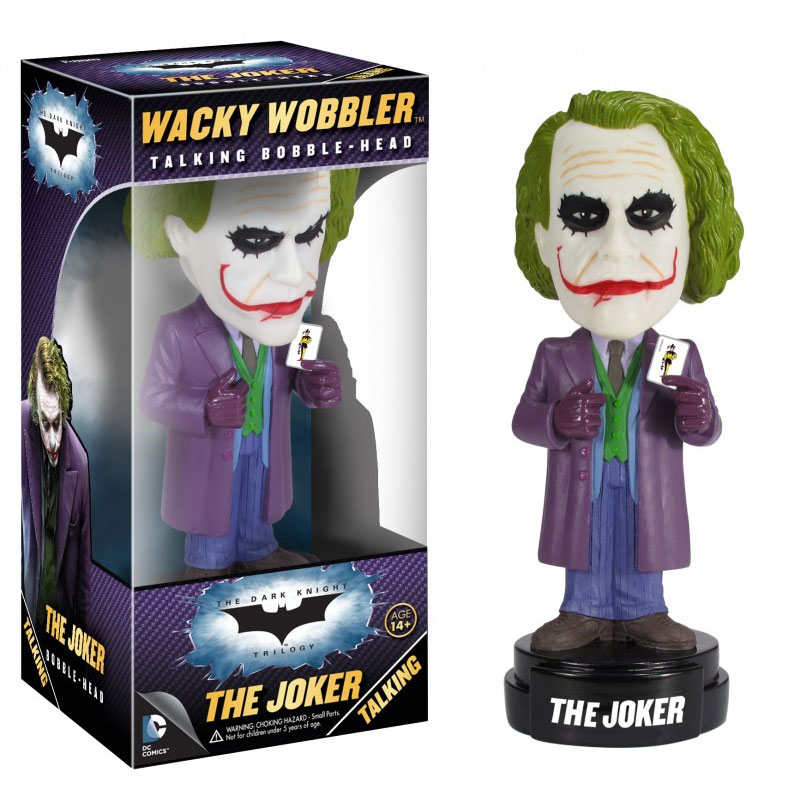 Funko Wacky Wobbler - Dark Knight Rises Movie - THE JOKER (4 inch)