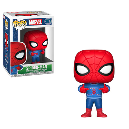 Funko POP! Marvel Holiday 2018 Vinyl Bobble Figure - SPIDER-MAN #397