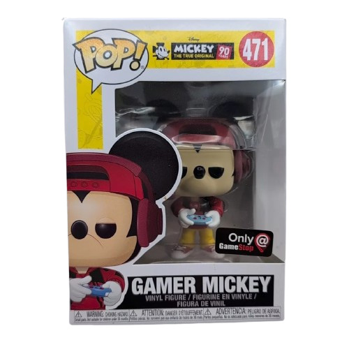 Funko POP! Disney - Mickey's 90th Anniversary Vinyl Figure - GAMER MICKEY #471 *Exclusive*