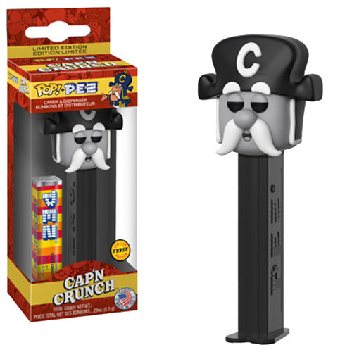 Funko POP! PEZ Dispenser - Quaker Oats - CAP'N CRUNCH (Black & White) *Chase*