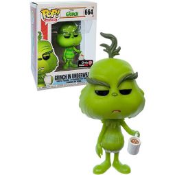 Funko POP! Movies - Dr. Seuss' The Grinch Vinyl Figure - GRINCH IN UNDERWEAR #664 *Exclusive*