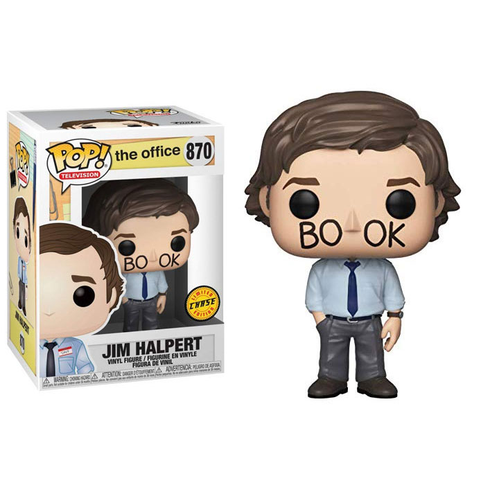 Funko POP! Television - The Office Vinyl Figure - JIM HALPERT (Bookface) *Chase*