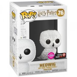 Funko POP! Harry Potter Vinyl Figure - HEDWIG (Flocked) #76 *Exclusive*