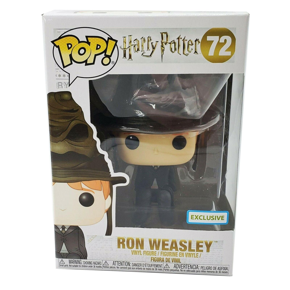 Funko POP! Harry Potter Vinyl Figure - RON WEASLEY (Sorting Hat) #72 *Exclusive*