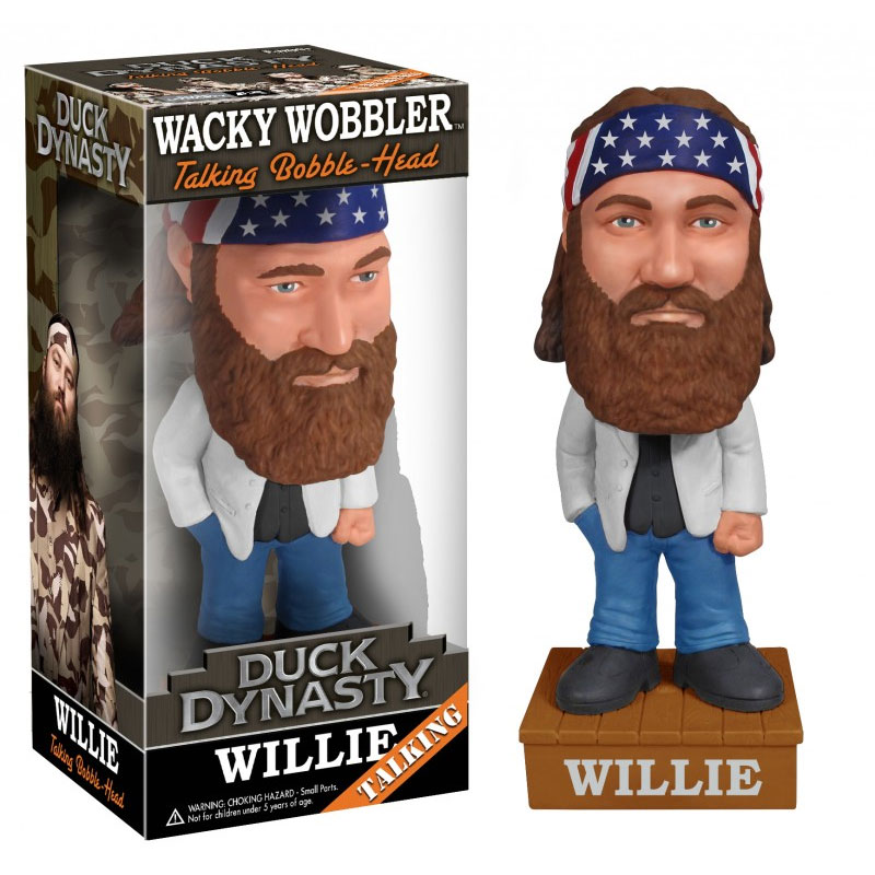 Funko Wacky Wobbler - Duck Dynasty - WILLIE (Talking - 6 inch)