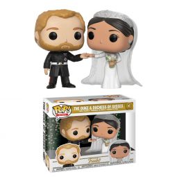 Funko POP! Royals Vinyl Figure S2 - THE DUKE & DUCHESS OF SUSSEX (2-Pack)(Harry & Meghan)(Ships Fall Funko POP! Royals Vinyl Figure S2 - THE DUKE & DUCHESS OF SUSSEX (2-Pack)(Harry & Meghan)(Ships Fall
