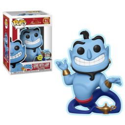 Funko POP! Disney - Aladdin Vinyl Figure - GENIE with Lamp #476 (Glow in the Dark)