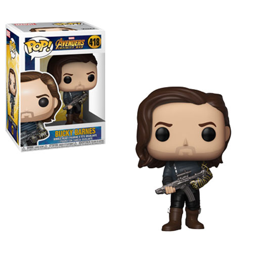 Funko POP! Marvel - Avengers Infinity War S2 Vinyl Bobble Figure - BUCKY BARNES #418