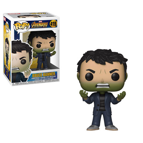 Funko POP! Marvel - Avengers Infinity War S2 Vinyl Bobble Figure - BRUCE BANNER #419