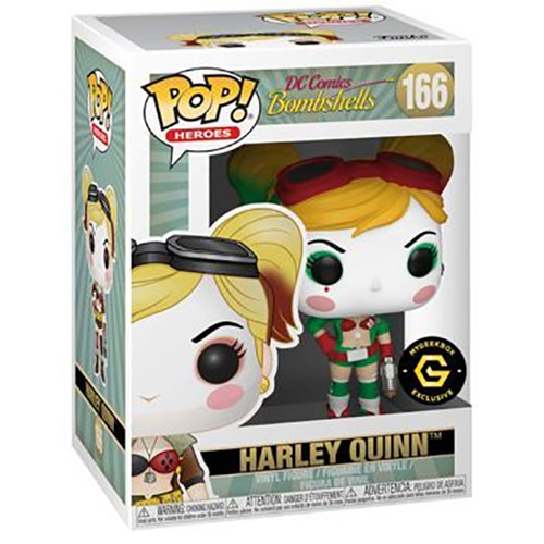 Funko POP! Heroes - DC Comics Bombshells Vinyl Figure - HARLEY QUINN (Holiday) #166 *Exclusive*