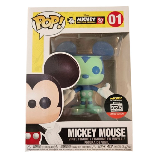 Funko POP! Disney Mickey's 90th Anniversary Vinyl Figure - MICKEY [Blue & Green] #01 *Exclusive*