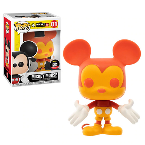 Funko POP! Disney Mickey's 90th Anniversary Vinyl Figure - MICKEY MOUSE [Orange/Yellow] #01 *Excl*