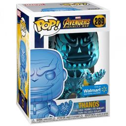 Funko POP! Marvel Avengers Infinity War Vinyl Bobble Figure - THANOS (Blue Chrome) #289 *Exclusive*