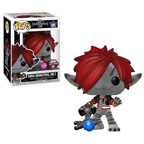 Funko POP! Disney Kingdom Hearts Vinyl Figure - SORA (Flocked)[Monsters, Inc.] #485 *Exclusive*