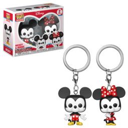 Funko Pocket POP! Keychains - Disney 2-Pack - MICKEY & MINNIE MOUSE