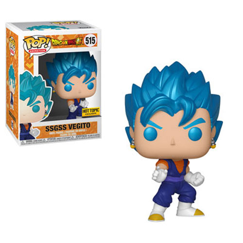 Funko POP! Animation Dragonball Z Vinyl Figure - SSGSS VEGITO (Metallic) #515 *Exclusive*