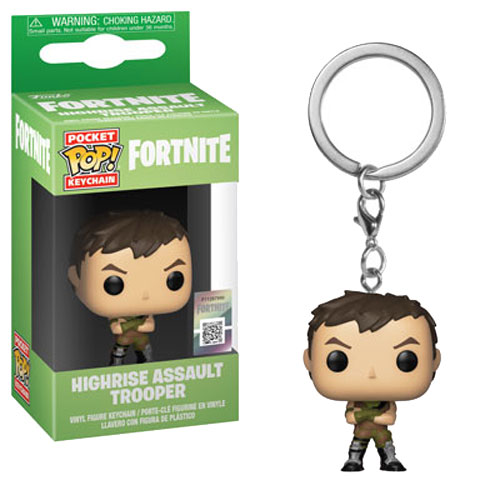 Funko Pocket POP! Keychain - Fortnite S1 - HIGHRISE ASSAULT TROOPER