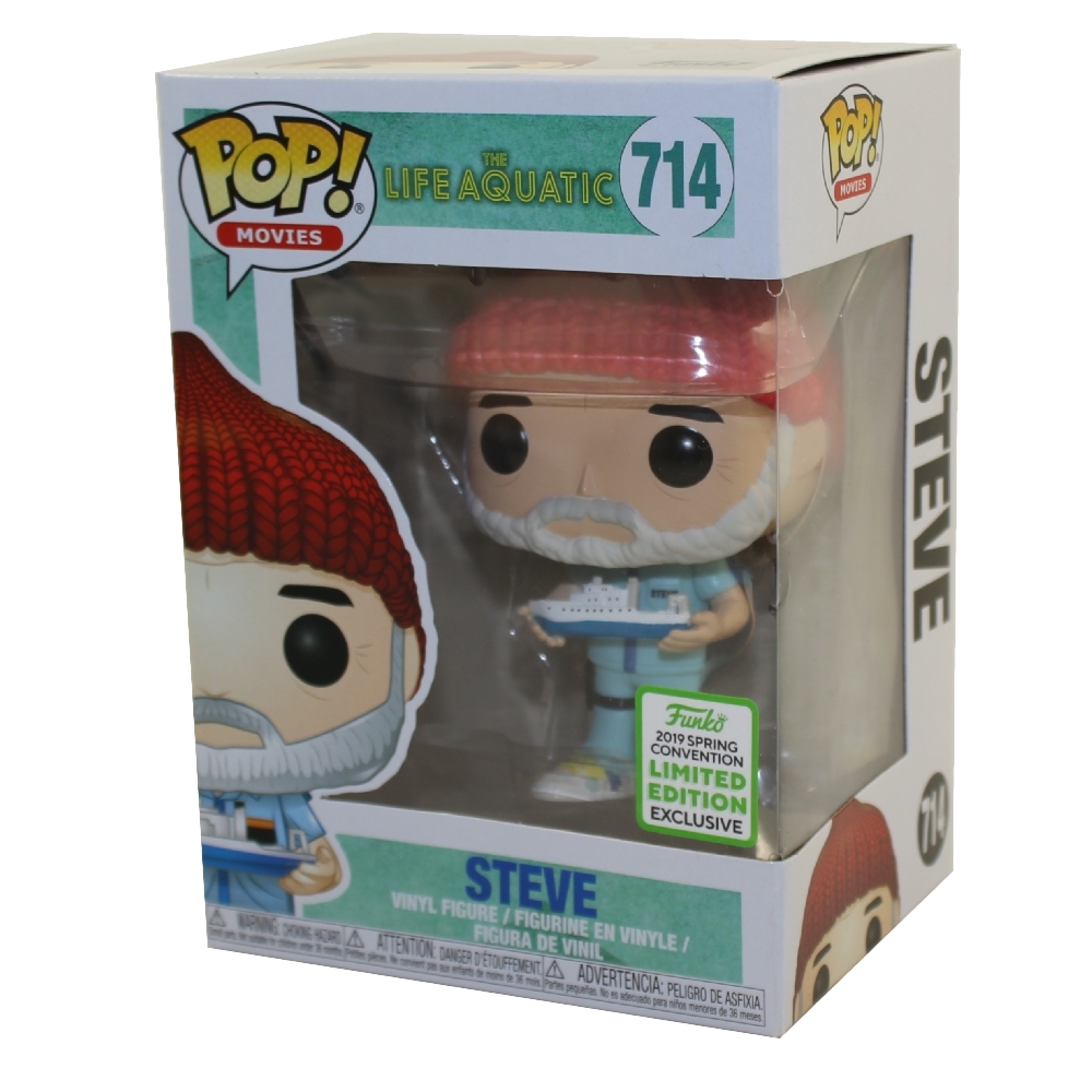 Funko POP! Movies - The Life Aquatic Vinyl Figure - STEVE #714 *Exclusive* *Non-Mint BOX*