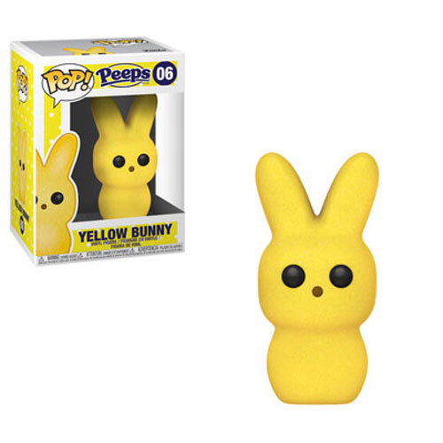 yellow peep bunny plush