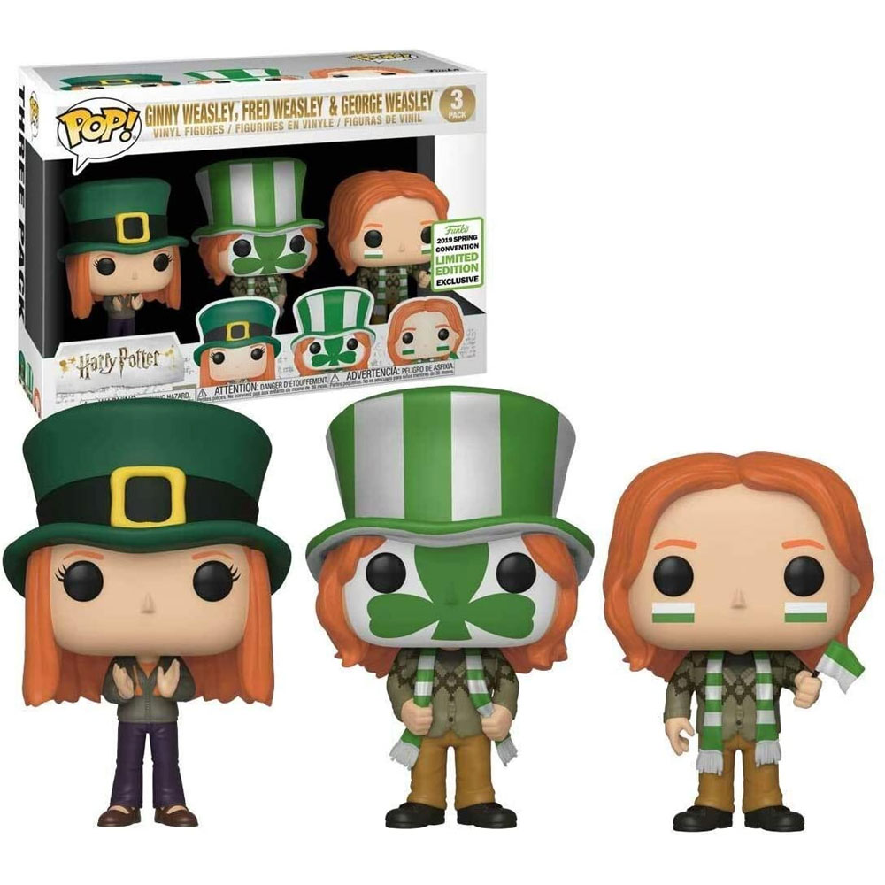 Funko POP! Movies - Harry Potter Figures 3-Pack - GINNY, FRED & GEORGE WEASLEY *2019 Exclusive*