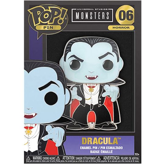 Funko POP! Horror Enamel Pin - Universal Monsters - DRACULA #06:   - Toys, Plush, Trading Cards, Action Figures & Games online  retail store shop sale