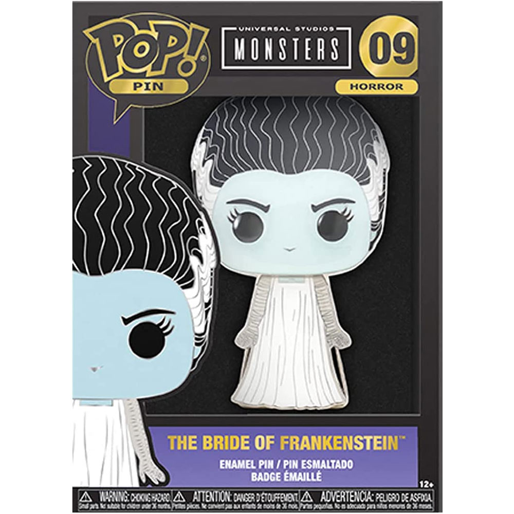 Funko POP! Horror Enamel Pin - Universal Monsters - THE BRIDE OF FRANKENSTEIN #09