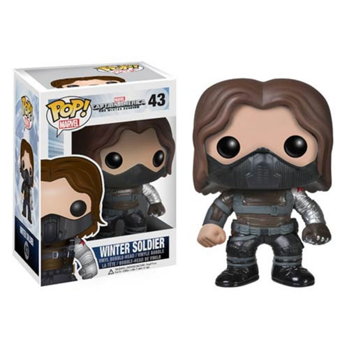 Funko POP! Vinyl Bobble - Captain America: The Winter Soldier - UNMASKED WINTER SOLDIER #43