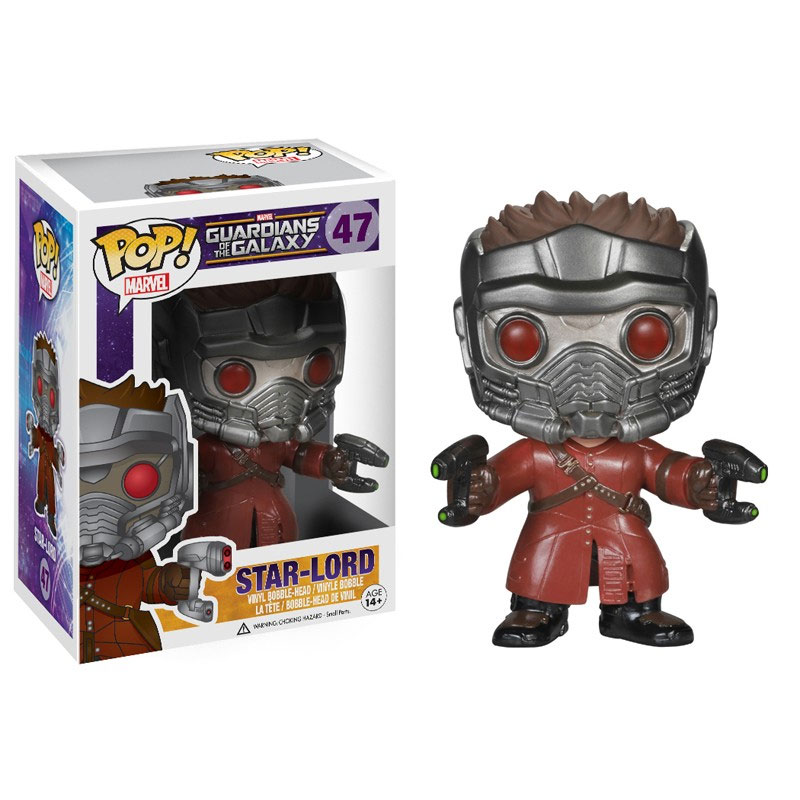 Funko POP! Guardians of the Galaxy Movie - Vinyl Bobble - STAR LORD #47