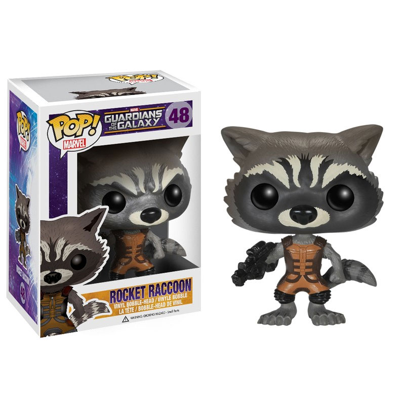 Funko POP! Guardians of the Galaxy Movie - Vinyl Bobble - ROCKET #48